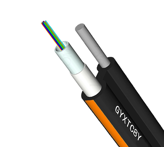 GYXTC-8Y Fiber Optical Cable, Self-supporting ,Fig 8 Aerial Uni-tube 