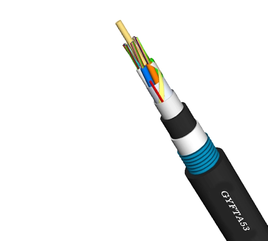 GYFTA53 Non-metallic Strength member Armored Fiber Cable