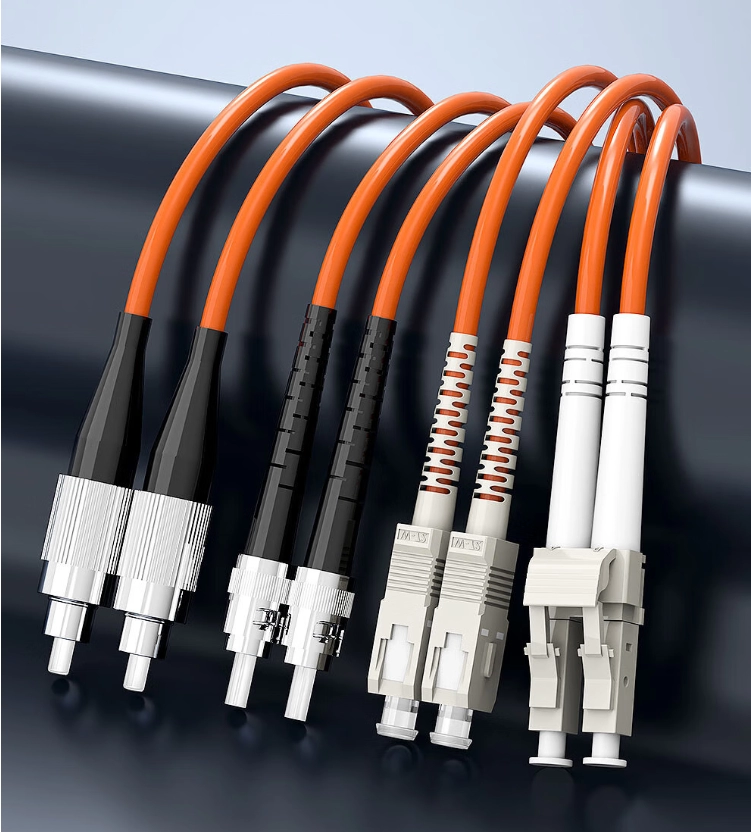 Cordas de remendo de fibra multimodo OM2, jumpers de cabos d