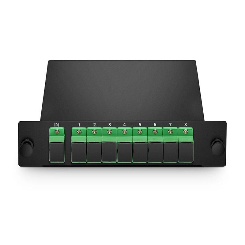 8-Channel 1x8 PLC Fiber Optic Splitter , LGX Module, SC/APC 