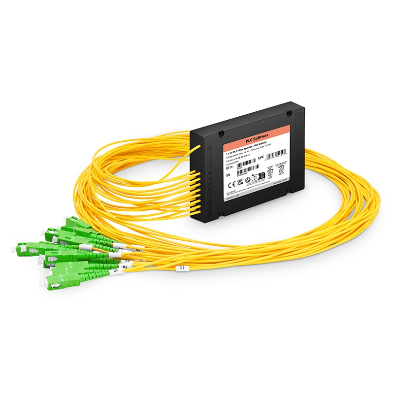 1x16 PLC Fiber Splitter in ABS Enclosure