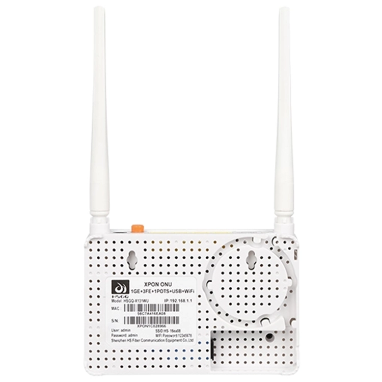 1GE+3FE+1POTS+1USB+2.4G wifi(300M)XPON ONU 