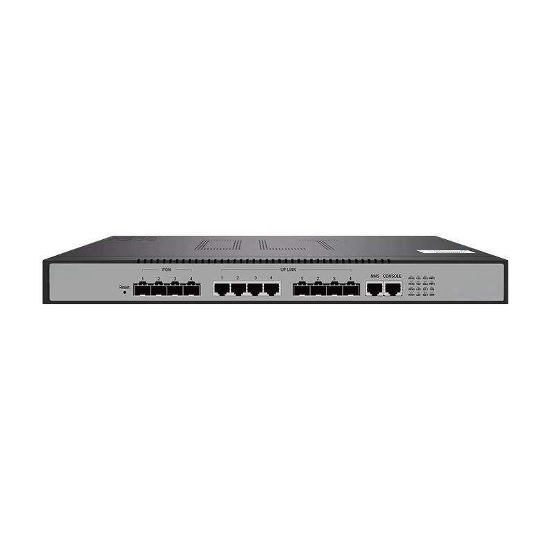 4 منافذ EPON OLT الأسود مع الكيبل التلفزيوني واي فاي