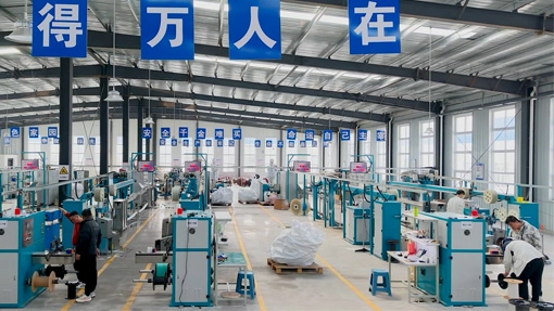 Fiber optic cable factory real shot 03